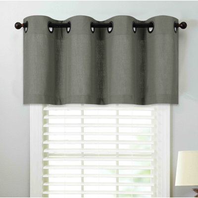Destefano Solid Colour Tailored Window Valance