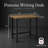 Rundell 32" W Solid Wood Writing Desk with Steel Frame 