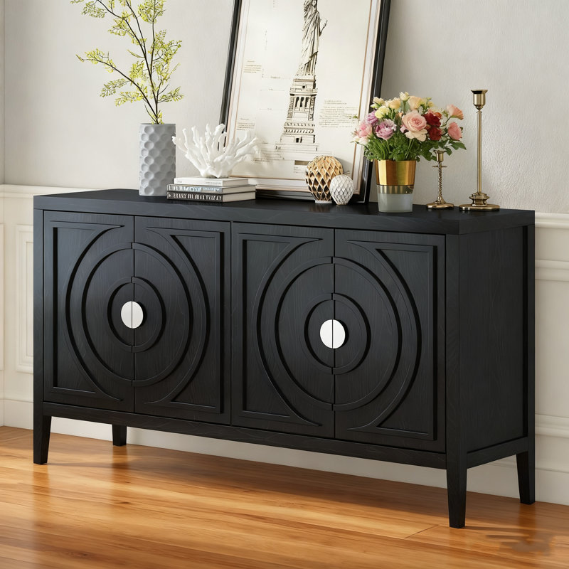 Rockston 60'' Sideboard, Black