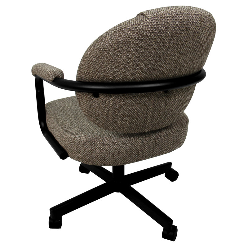 Fauteuil avec accoudoirs , Noir, Plumley cacao