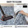 Charlton Home  Area Rug  Machine Washable  Rugs with Rubber Backing for Living Room