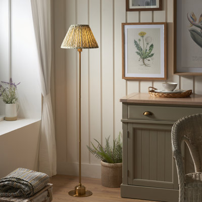 Burley Rechargeable and Leaf 30cm peachy keen shade Floor Light