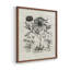 «Vintage Floral Print», impression encadrée - ensemble de 4-580167506-580167507