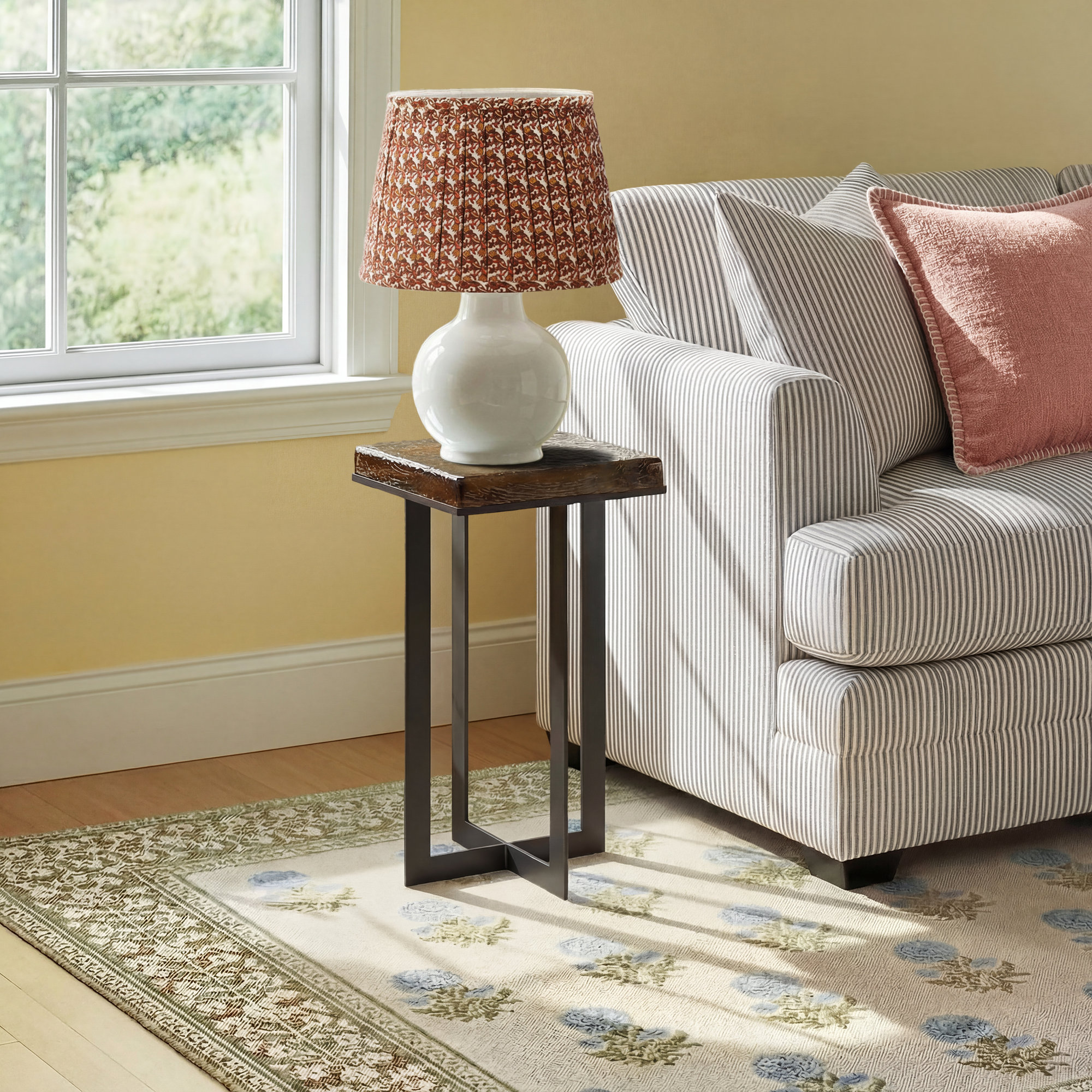Tomika Glass End Table
