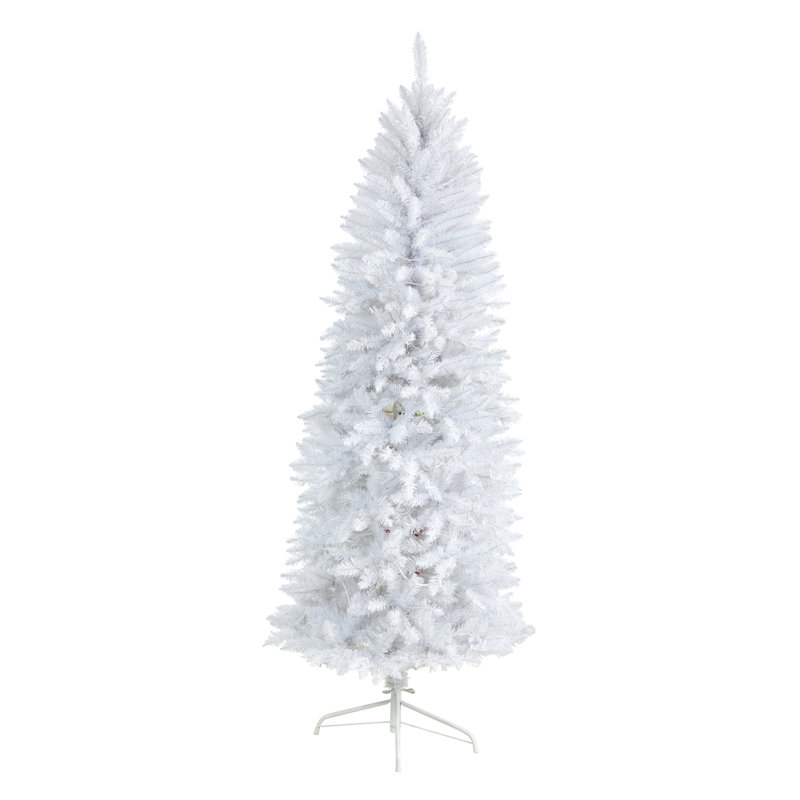 Lighted Artificial Christmas Tree, 6'