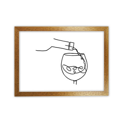 Pouring Wine - Print on Canvas
