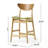 Wood Stools Set Of 2 With Footrest-826187040-826187043
