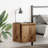 vidaXL Wall-mounted Bedside Cabinet Engineered wood Compact-940489130