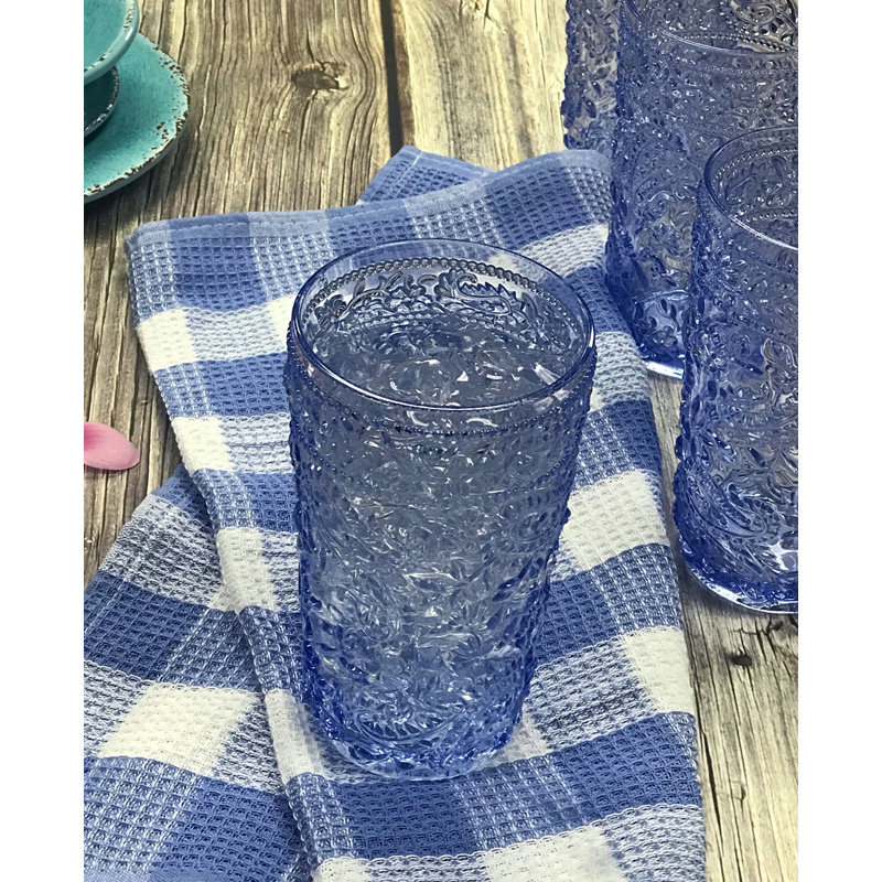 Verre à boire en acrylique Lola, Bleu, Verre à bière