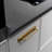 Goo-Ki  5" Zinc Alloy Distressed Backplate(style G011) Bar Pull Multipack,Antique Brass -109617184-109617185