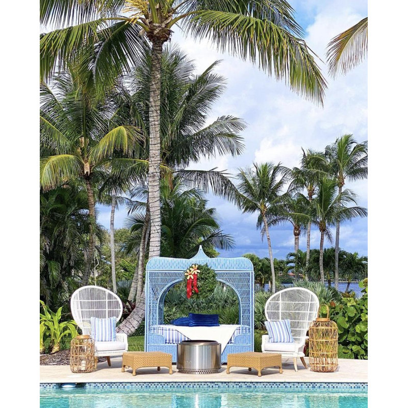 Amanda Lindroth Harbour Island Lantern, 44" H x 21" W x 21" D