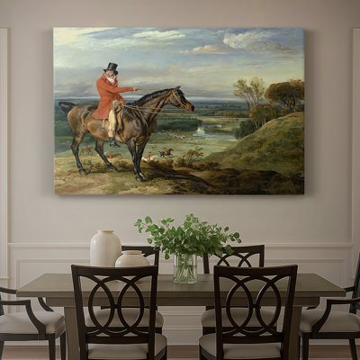 Equestrian Portrait (A Gentleman on a Hunter)-James Ward-Gallery Wrapped Canvas-c. early 19th Century
