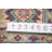 Red Geometric Kazak Oriental Area Rug