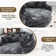 Oversized Bean Bag Sofa - Large Round Loveseat With Pillows