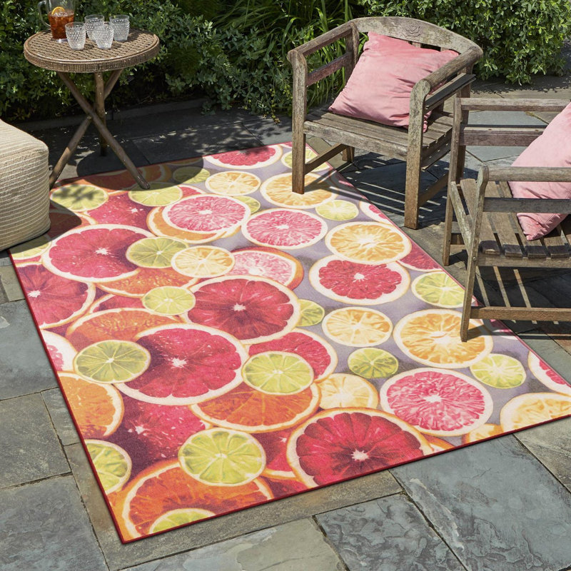 Jill Zarin Antigua Caribbean Indoor/Outdoor Rug, Rectangle 6'1" x 9'