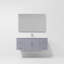 Ensemble de meuble-lavabo simple mural 48 "avec miroir Geneva-87286006-91877520
