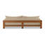 Nathanson 106'' Teak Outdoor Sofa