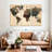 " Unique World Map " 3 Piece Art Set-93024136