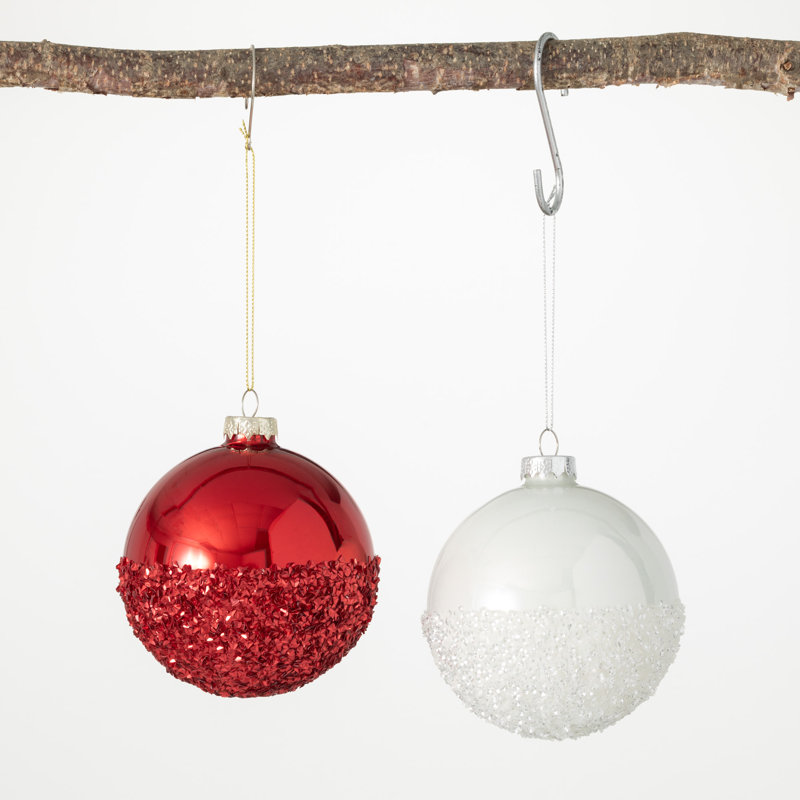 Ensemble d'ornement 2 pièces Merry Ball