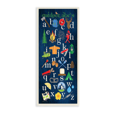 Text & Numbers Framed Art