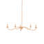 Petit lustre en rotin Saxon
