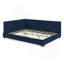 Structure de lit tapissier pour grand lit, structure de canapé-lit avec dossier et accoudoirs confortables, grand lit pour chambre à coucher, salon-1059023254