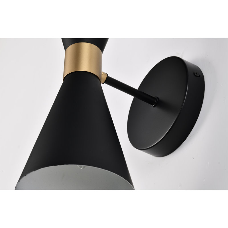 Amillio LED Armed Sconce, Black