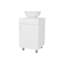 Meuble-lavabo avec lavabo intégré Loli, blanc-869211560