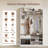 Hall Tree With Bench, 5-In-1 Entryway Storage Solution, 3-Layer Flip Shoe Cabinet, 7 Coat Hooks, And Drawer-974522574