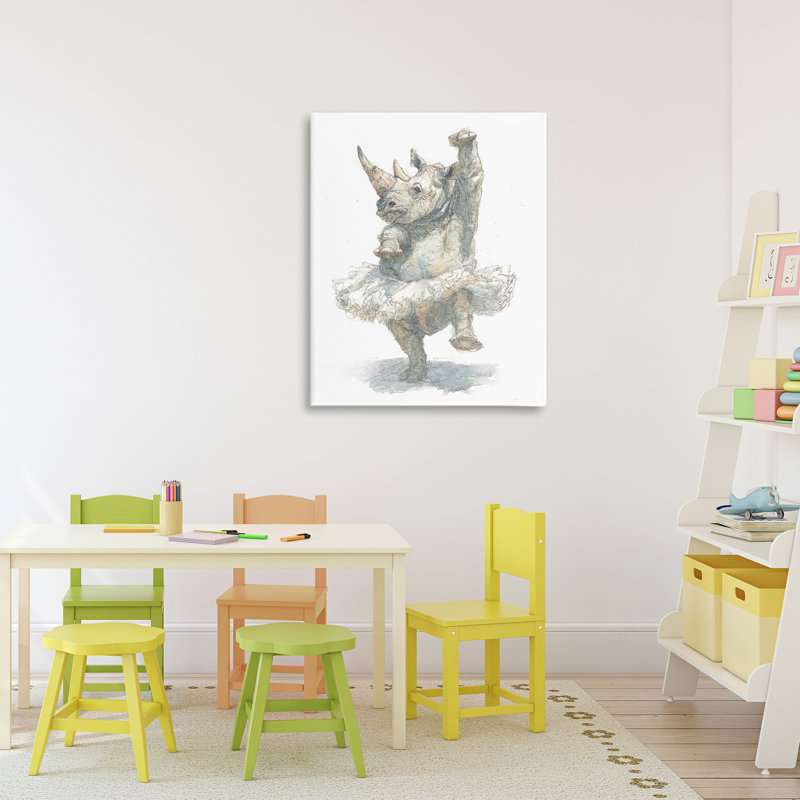 Toile de ballet rhino tutu, design par Ziwei Li, H 30 po x l 24 po
