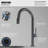 Karran Slim Pull-Down Kitchen Faucet, 25mm Thin Body, Modern Design, Dual Spray in Spot-Free Gunmetal Grey-119904328