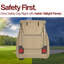 Housse de protection pour voiturette de golf 4 places (toit court 2 places 58 po) Taupe-63510416