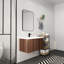 Ensemble de meuble-lavabo à fixation flottante 36 po avec porte à fermeture en douceur et 2 portes Modern Design