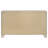 Qanto Wide Dresser With 6 Drawers, Rustic Cream Wood