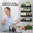 Magnetic Spice Rack For Refrigerator 4 Pack