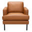 Fauteuil en cuir végétalien-553122530