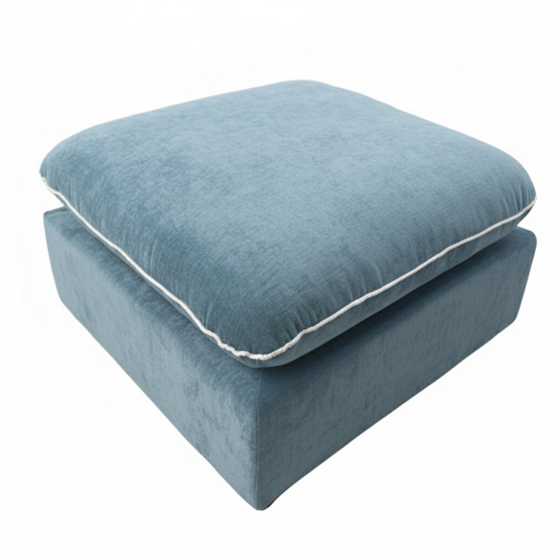 Composant pour canapé_1479_Ottoman, Bleu