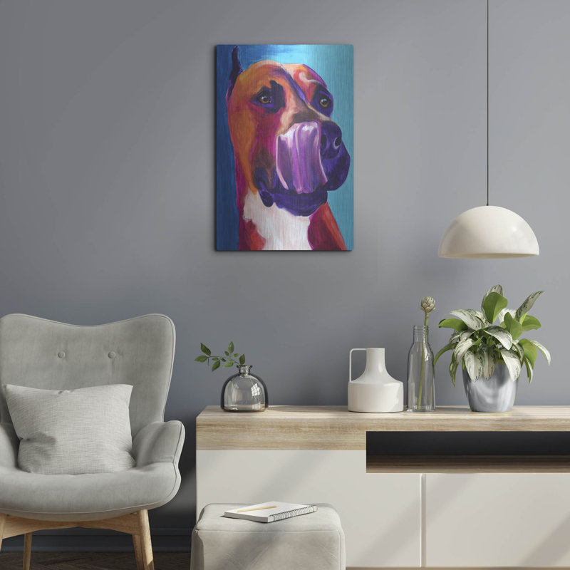 «Pit Bull - Tasty» par Dawg Painter, H 24 po x l 16 po