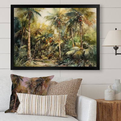 Green Palm Tree Paradise IV " Green Palm Tree Paradise IV "
