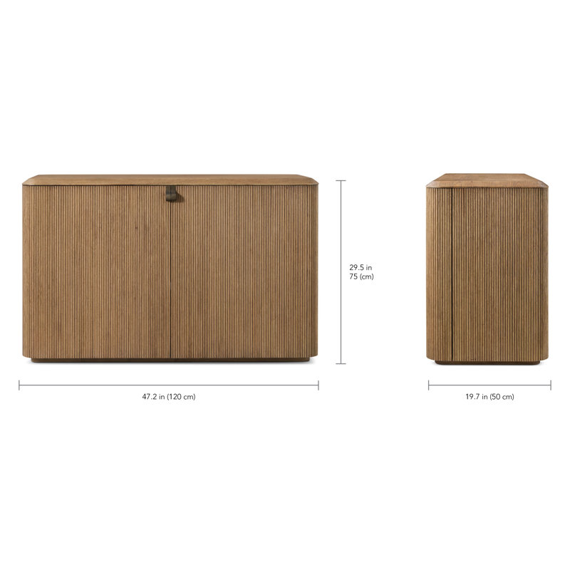 Vienna 47.24'' W Sideboard, Natural