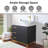  Modern Free-Standing Single Bathroom Vanity Set-947801548