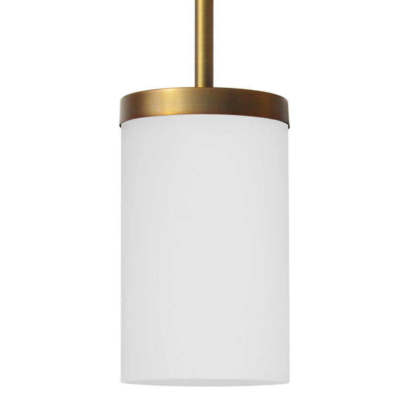 Luminaire suspendu cylindrique à 1 lumière Armella