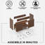 Base de meuble-lavabo simple 36 po Mid-Century