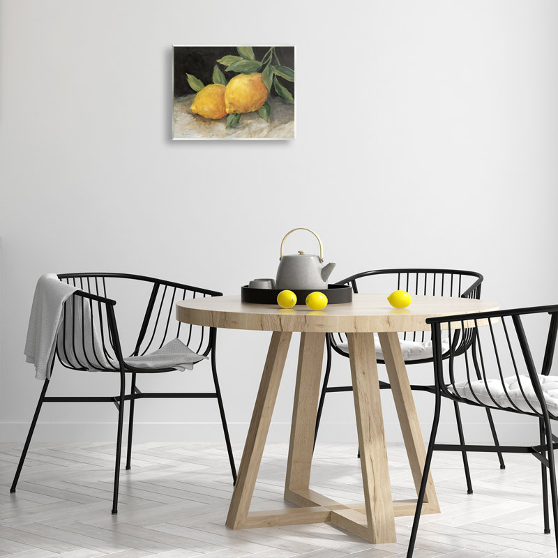 Paire de citrons, nature morte, art mural par Carol Robinson