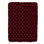 Scarlet foncé - couverture sherpa 1 pièce de qualité supérieure 0134