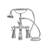 2 Handle Bathroom Clawfoot Tub Faucet with Diverter-24414960