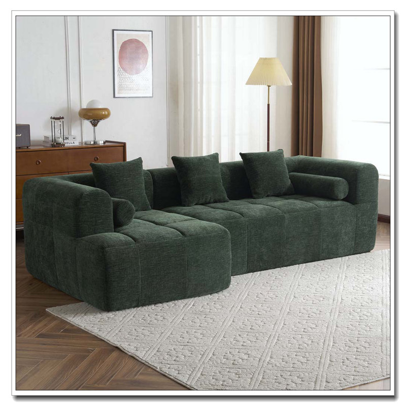 Canapé modulaire 101,2 po, Vert