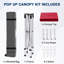 8 pi L 8 pi. D Auvent escamotable en acier-96332330
