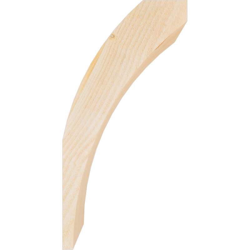 Genouillère Thorton, Sapin Douglas de 6 po (sciage brut), 12 po X P 24 po H