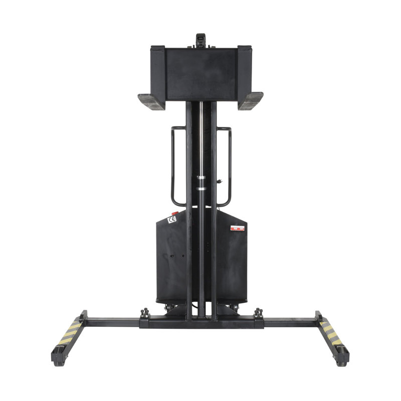 Stacker, 80" H x 29.5" W x 65.5" D, Black
